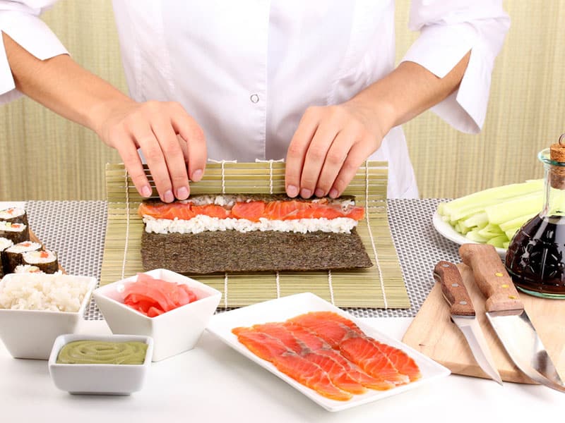 Easy Sushi Set DIY Sushi Kit FUKEA 10PCS Sushi Making Kit DIY Sushi Maker