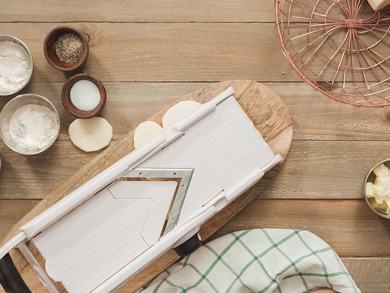 Flat Lay Slicing Organic