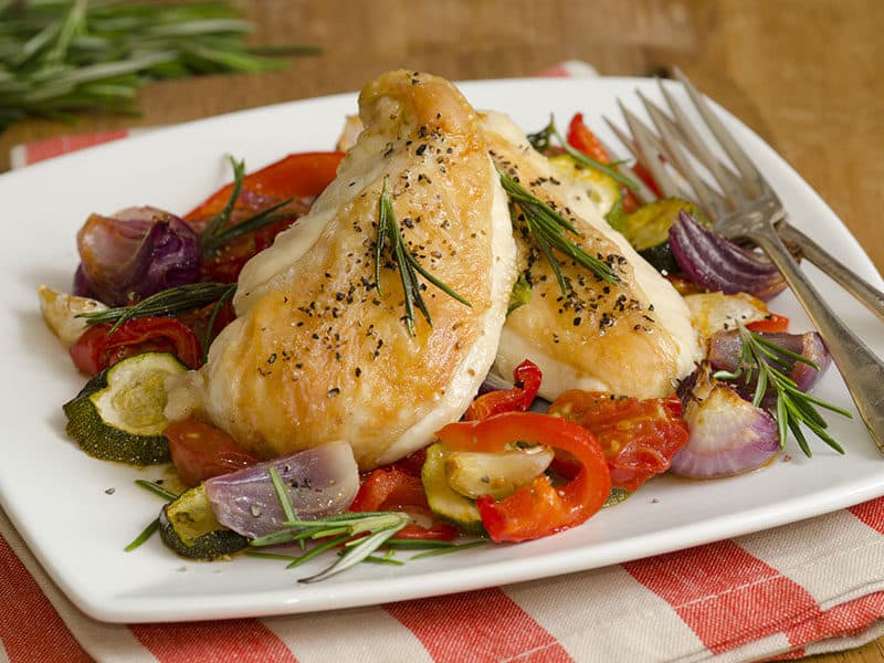 Ratatouille Chicken Roast Vegetables