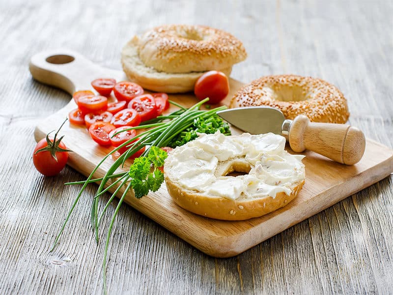 Bagels Sandwiches Cream