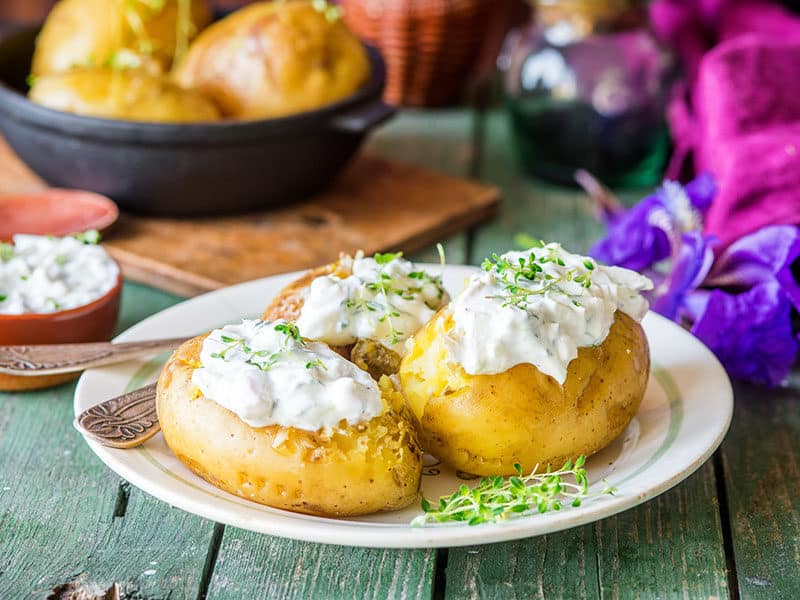 Baked Potatoes Sour