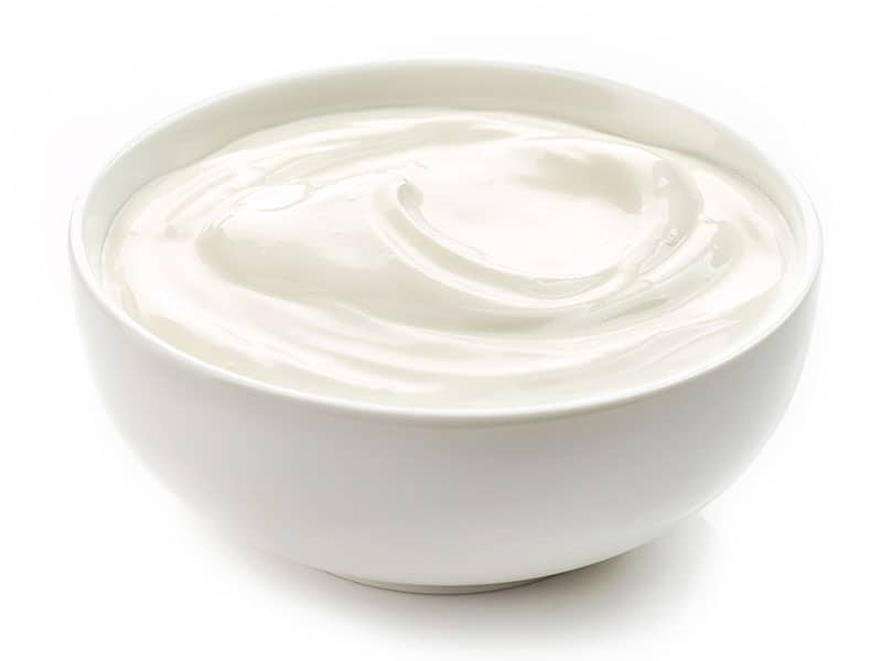 Bowl Sour Cream Yogurt