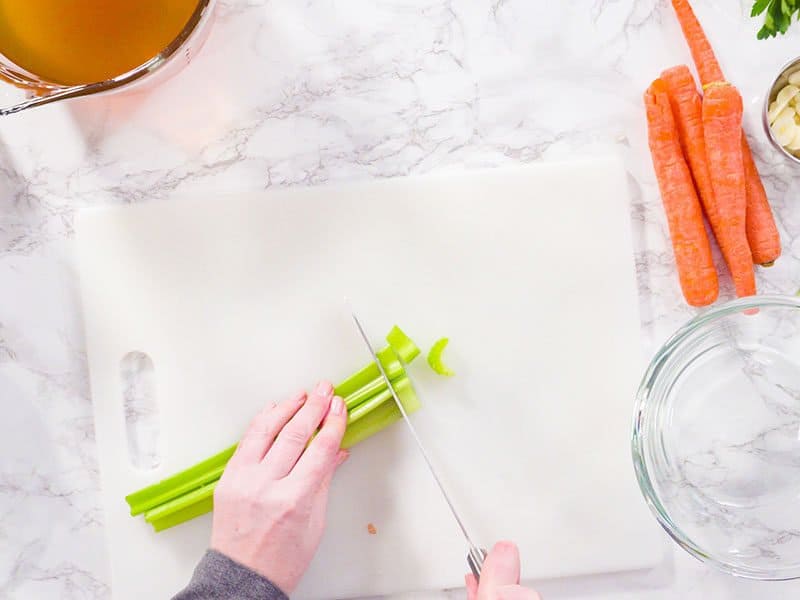 Curring Vegetables on White