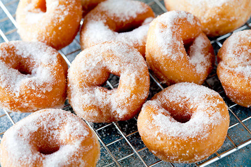 Donuts Powdered Sugar