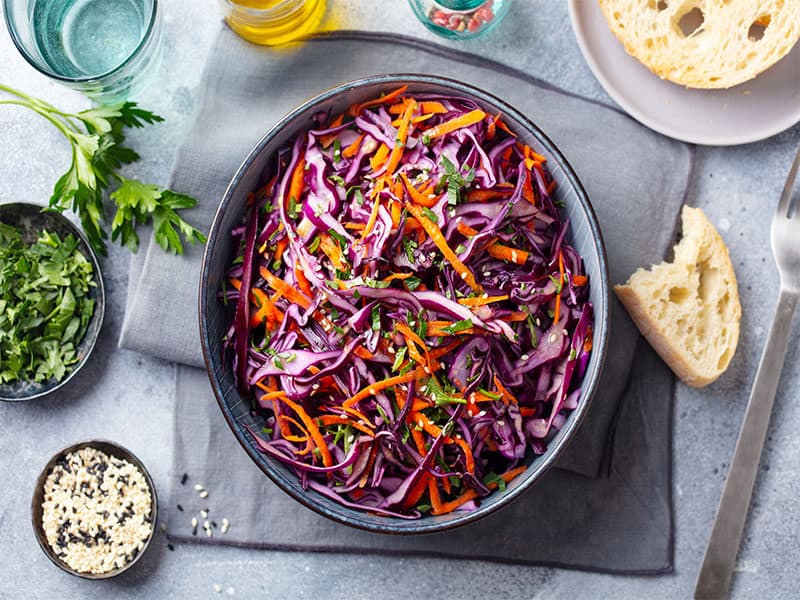 Red Cabbage Salad Coleslaw