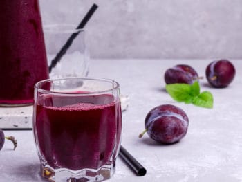 Red Plum Juice Glass