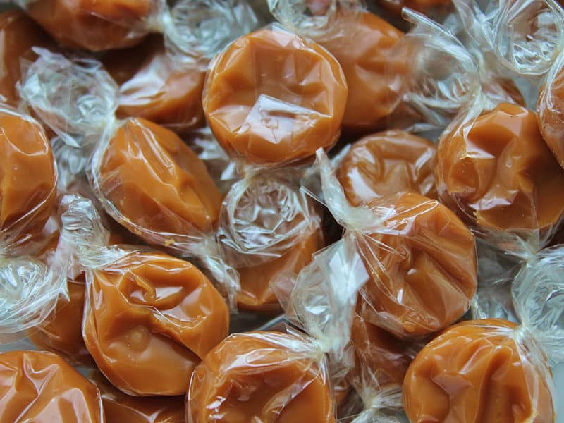 Toffee Caramels Wrapped