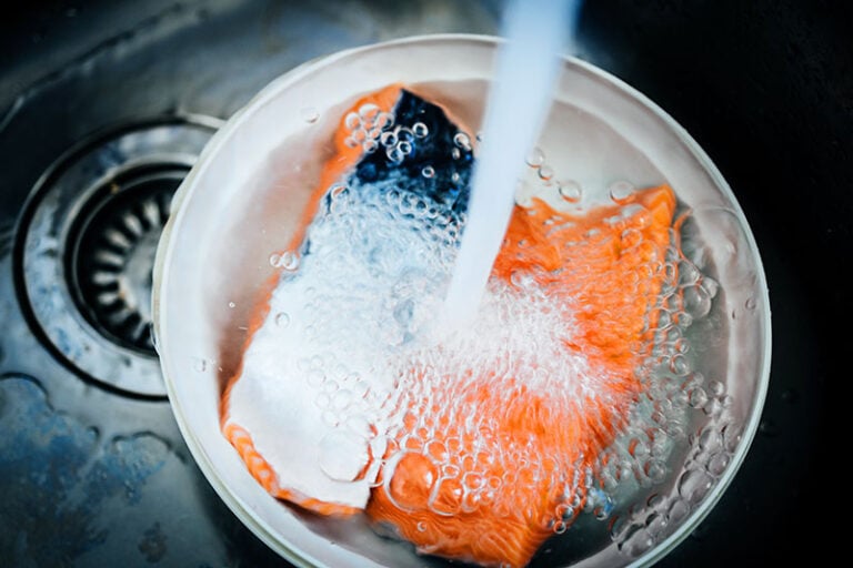 Washing Inside Kitchen