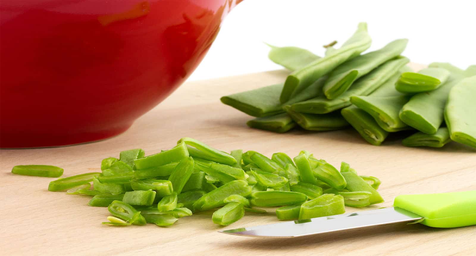 Beans On Cutting Board Paring