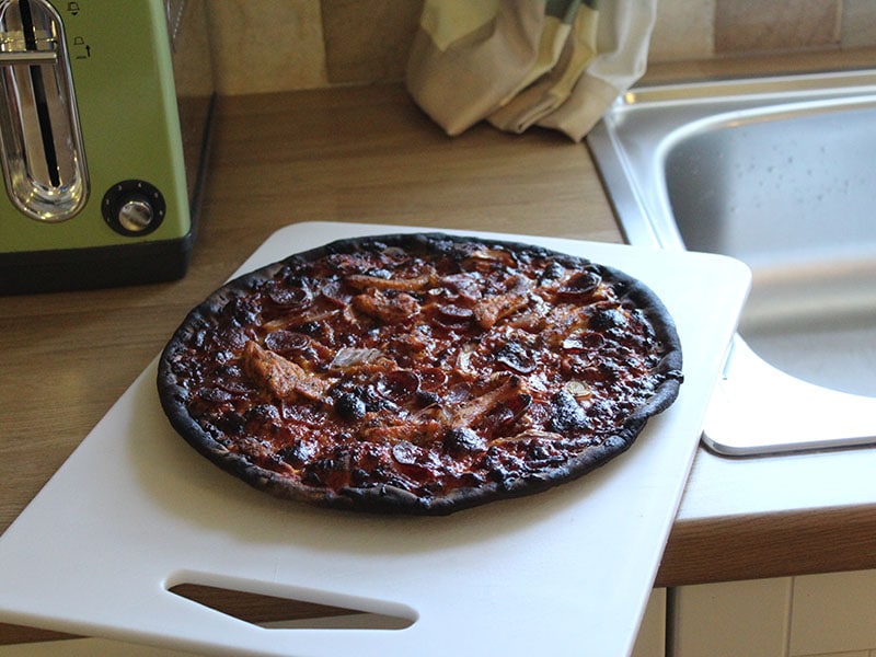 Burnt Pizza