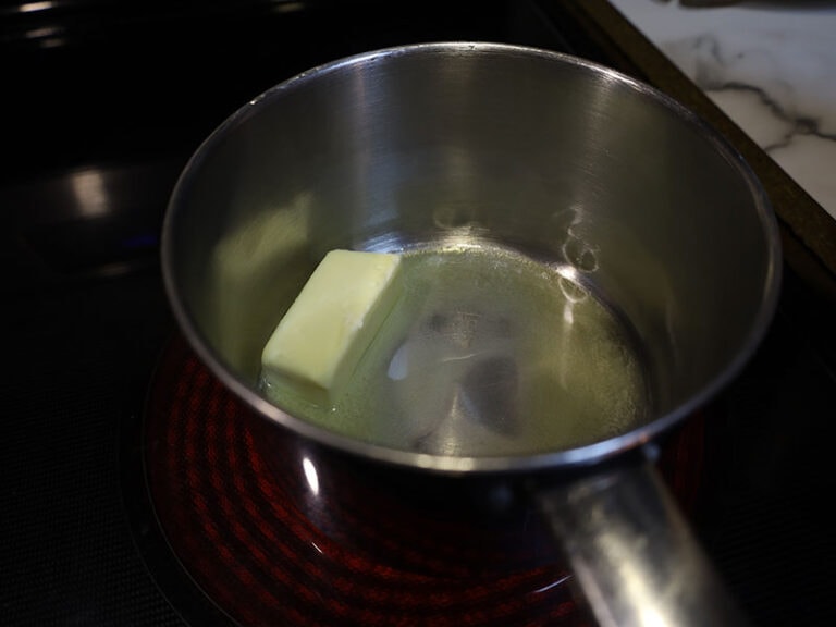 Butter Melting On Stove