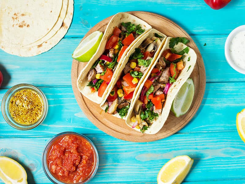 Chicken Marsala Tacos