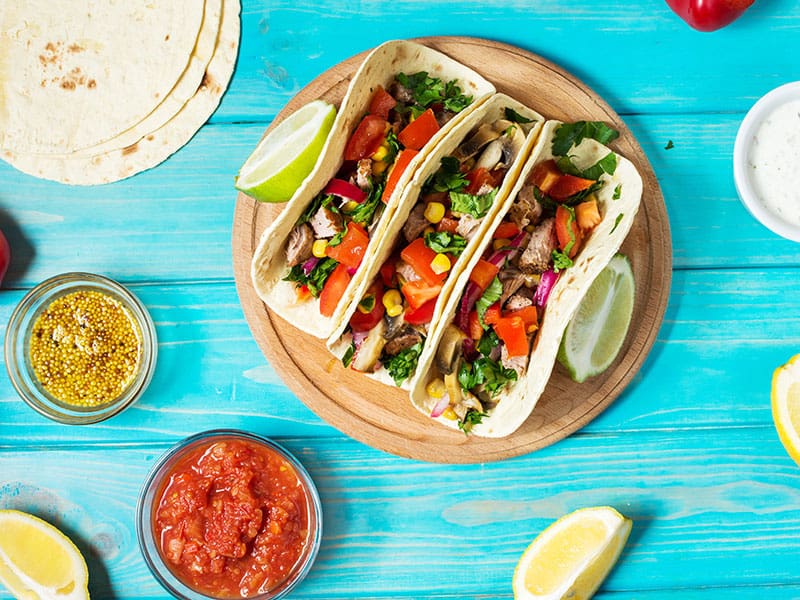 Tacos di pollo al Marsala