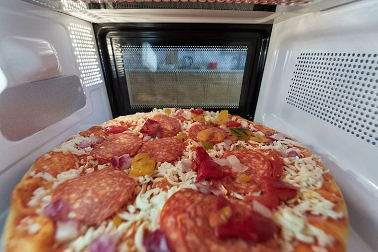 Frozen Pizza Microwave