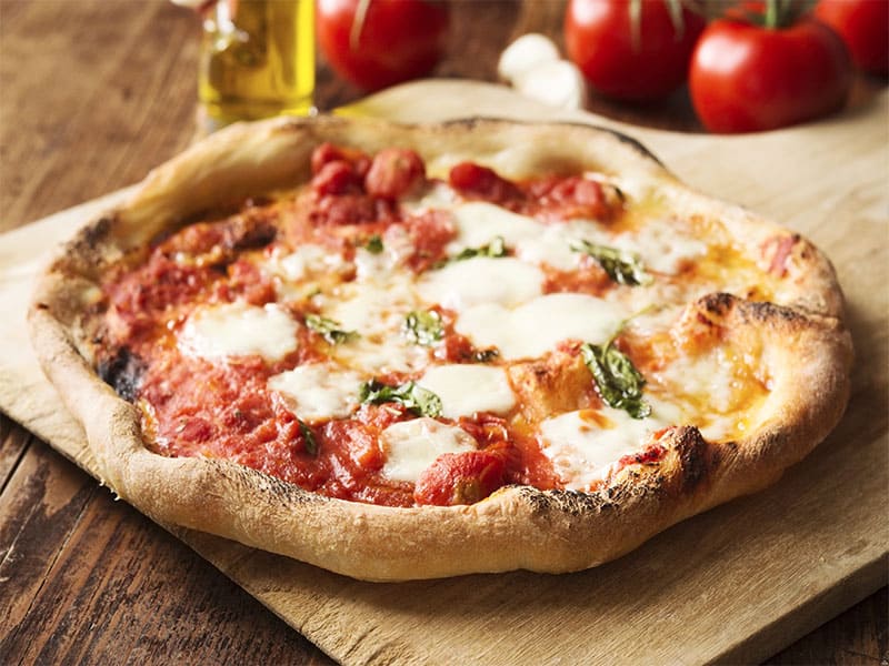 zelfgemaakte Italiaanse Pizza