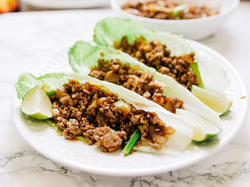 Lettuce Wraps Beef