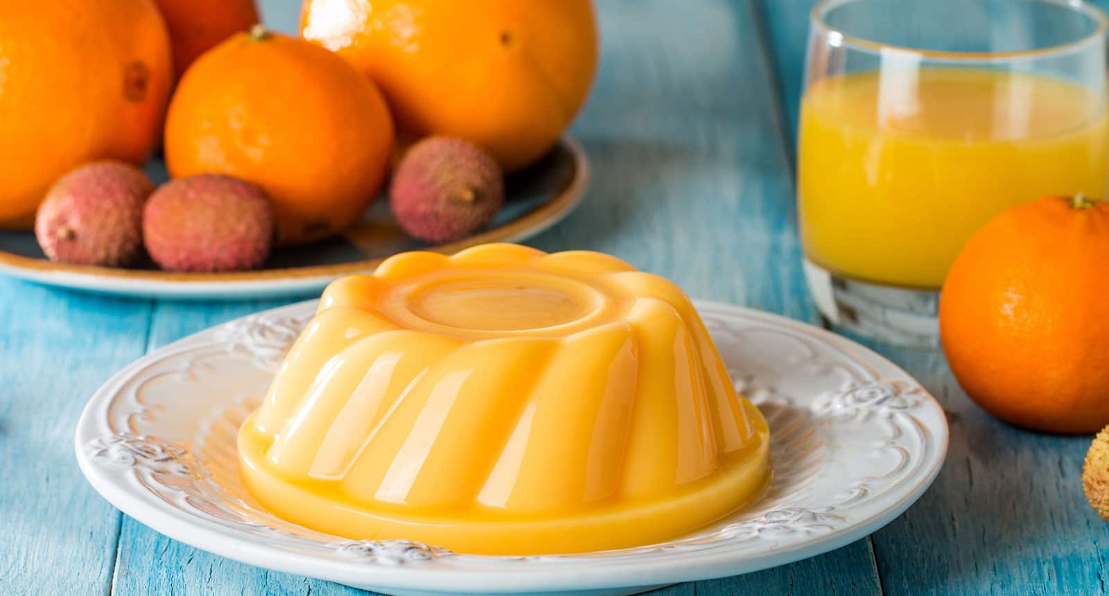 Mango Orange Pudding