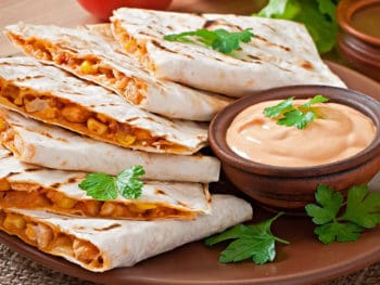 Mexican Quesadilla Sliced