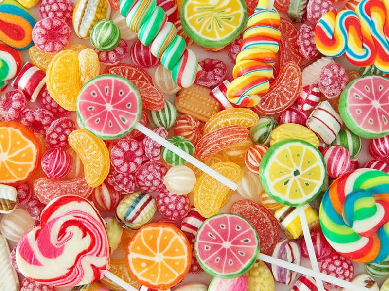 Mixed Colorful Lollipops