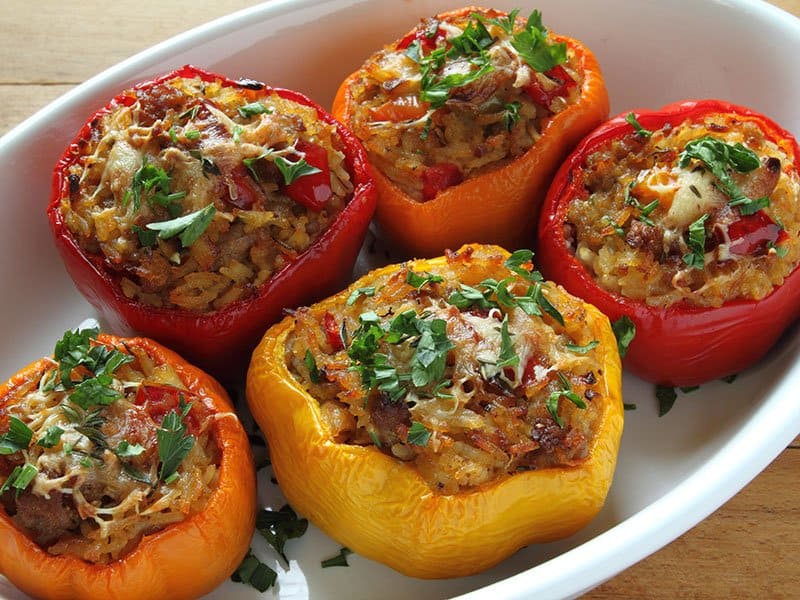 Peppers Ground Beef