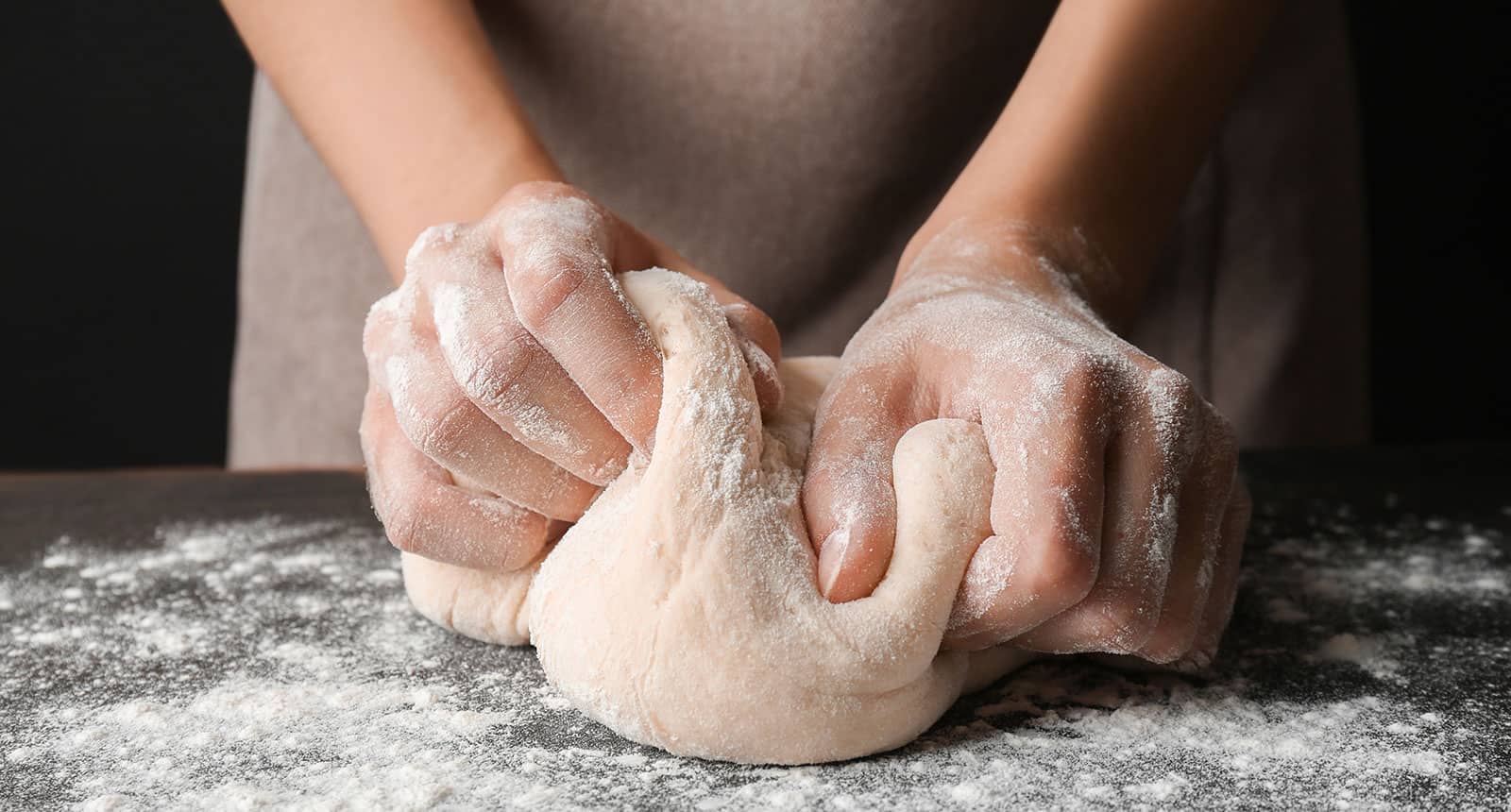 Pressing Dough