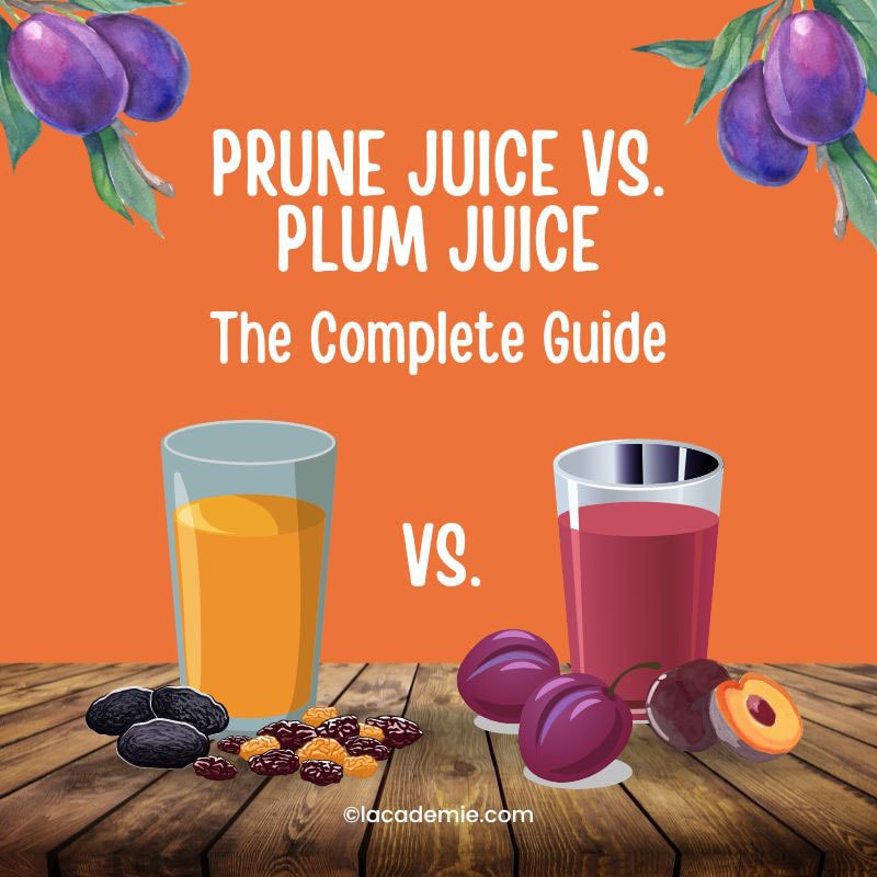 Prune Juice And Plum Juice