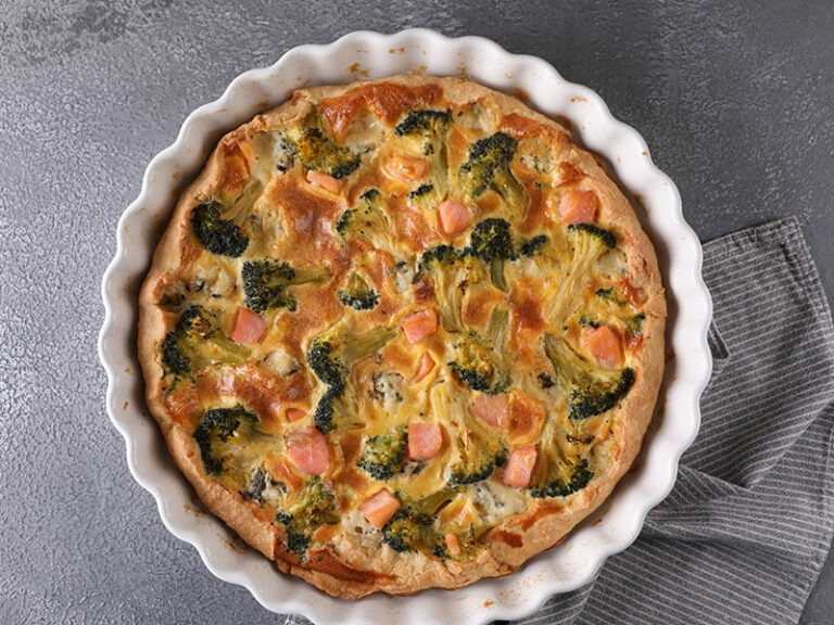 Quiche Broccoli Salmon