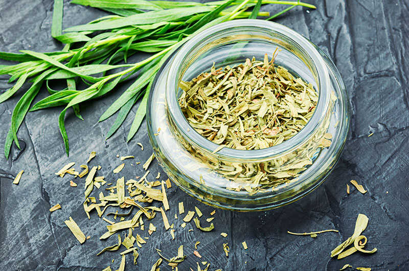 Raw Dry Tarragon Spice