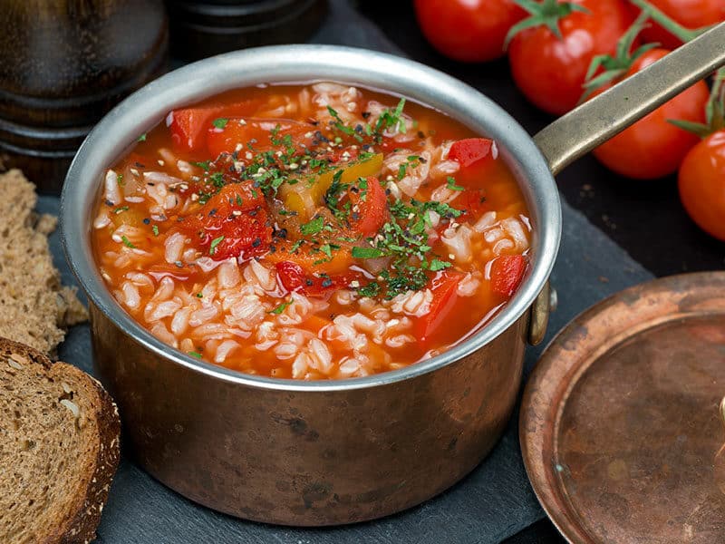 Vegetable Rice Soup