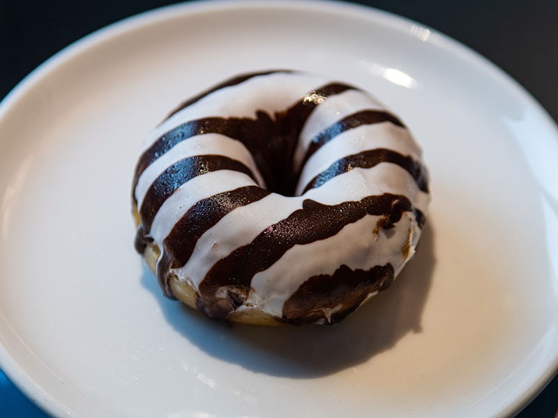 Zebra Striped Donuts