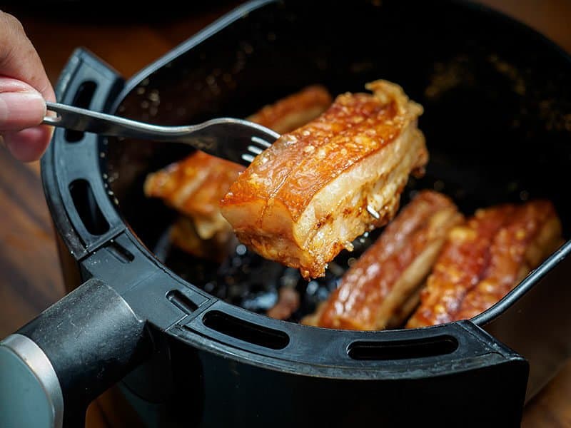 Air Fryer Warm Meatloaf