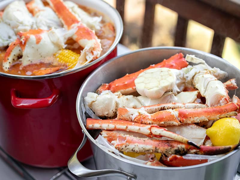 Boiled Crab Legs