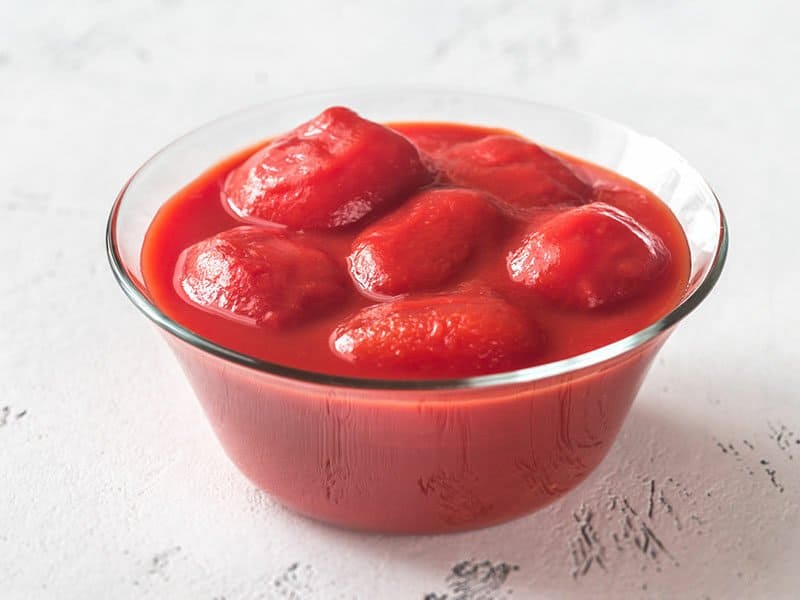 Bowl Canned Tomatoes