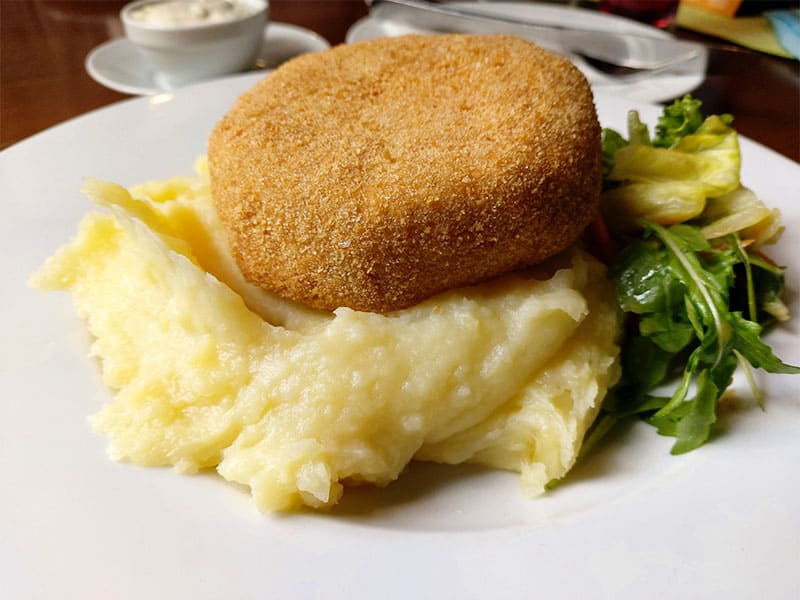Breaded Cheese Mashed Potatoes