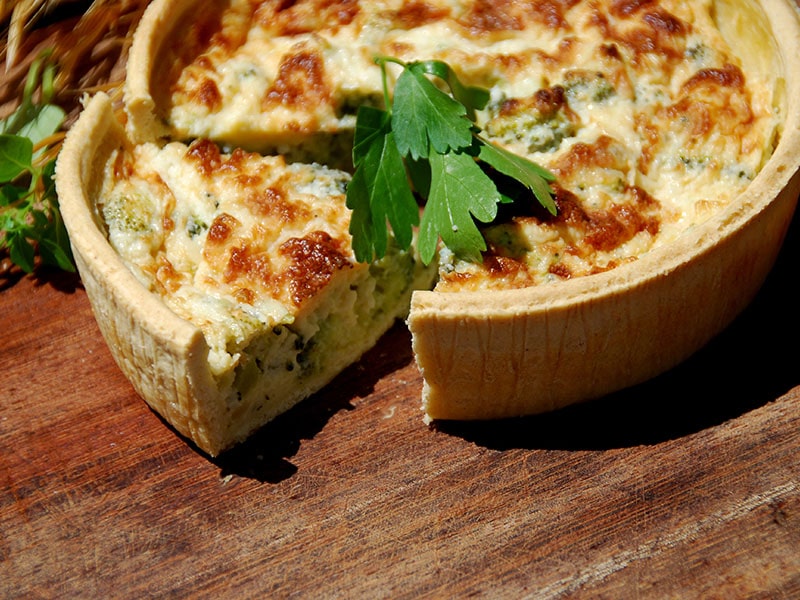 Broccoli Gruyere Quiche