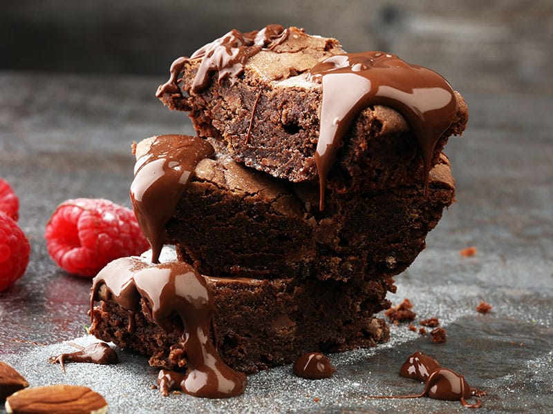 Brownies Cakey Fudgy Masticable