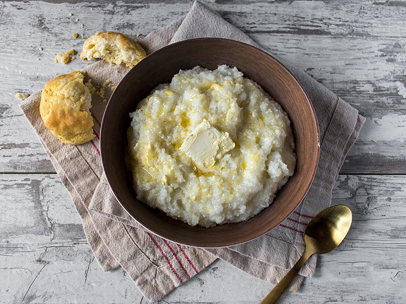 Buttered Grits Biscuits