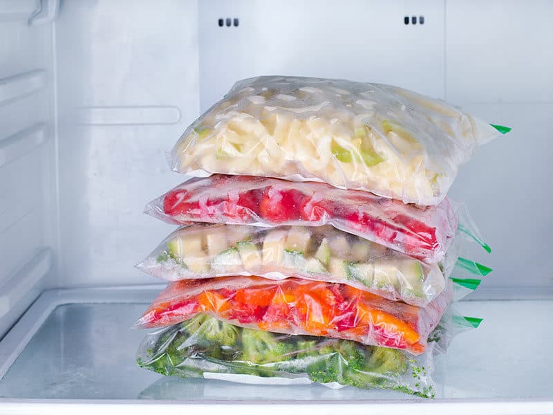 Cabbage in Freezer Bag