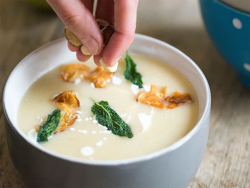 Celeriac Apple Soup