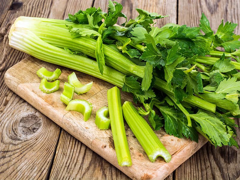 Celery Leaves And Stalks