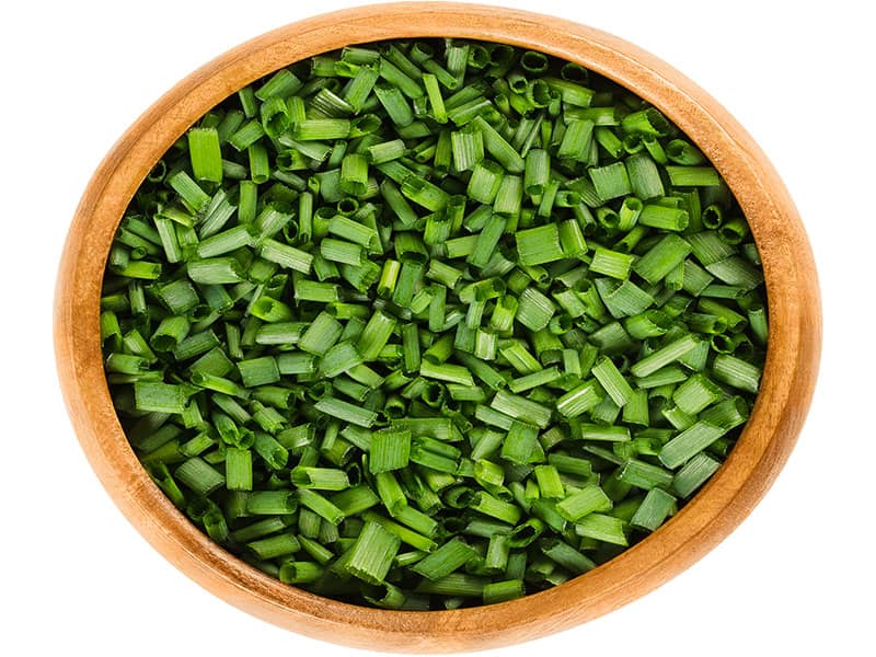 Chopped Chives Wooden
