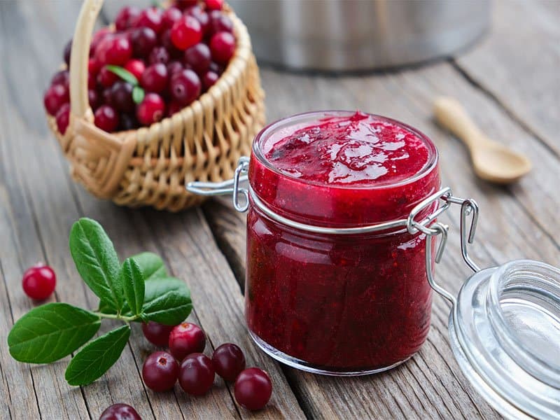 Crushed Cranberries Sauce Jam