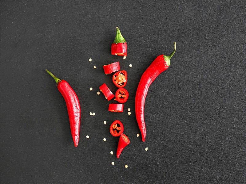 Cut Hot Pepper