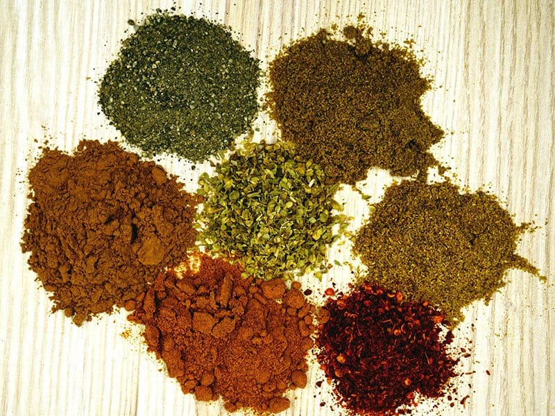 Different Spices And Herbs