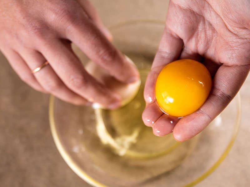nu adăugați gălbenușuri de ou 