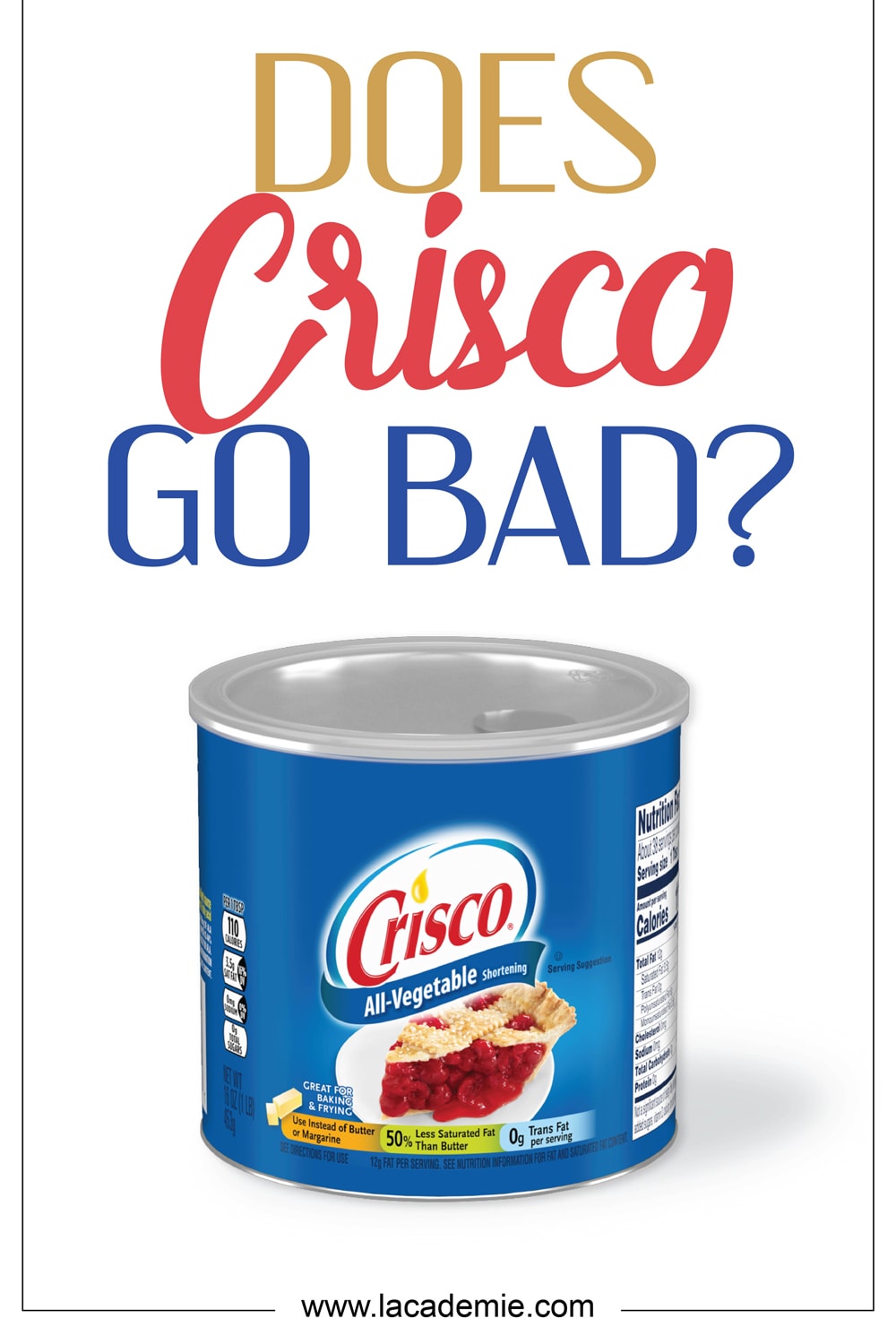 Does Crisco Go Bad? Guide to Crisco Shelf Life and Quality