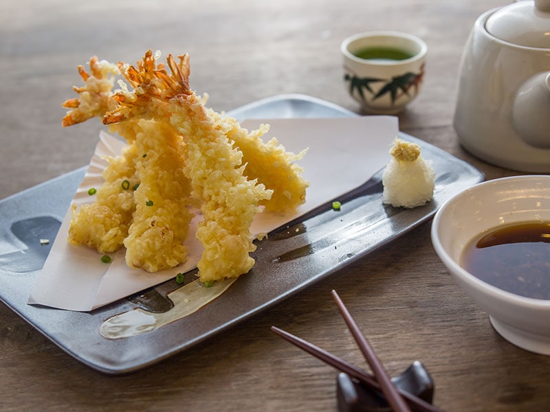 Ebi Ten With Shrimp Tempura