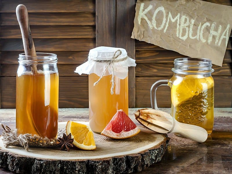 Fermented Raw Kombucha Tea