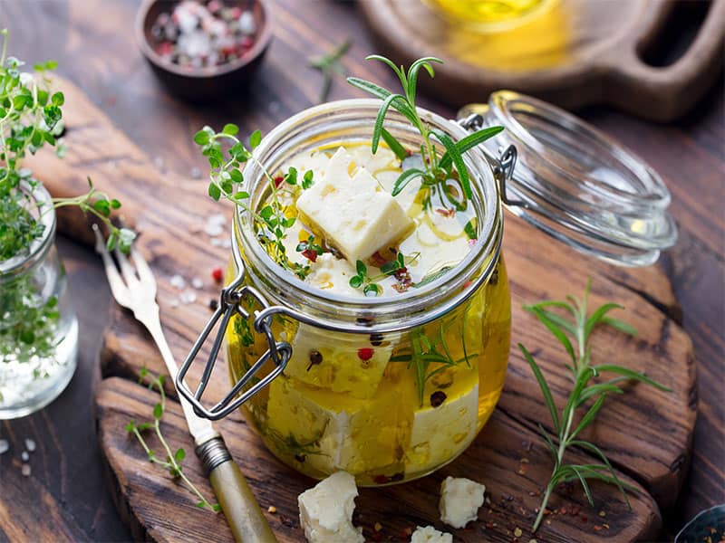 Feta Cheese Marinated