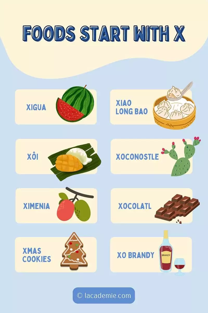 33 Fascinating Foods That Start with X Full List 2024